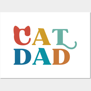 Cat Dad Posters and Art